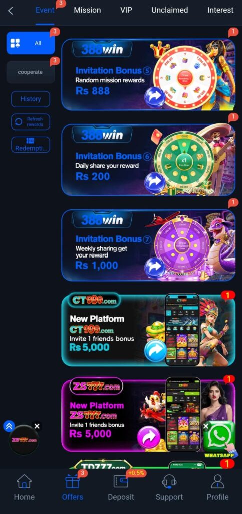 3888 Win Game Bouses